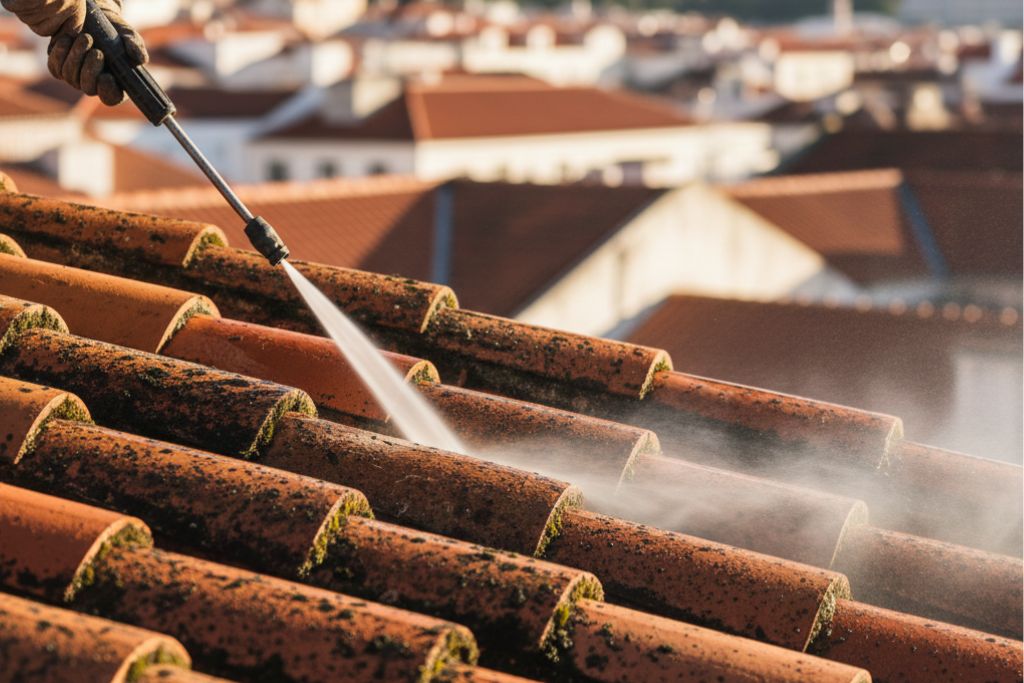 Lavagem e Limpeza de Telhados
